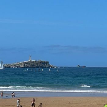 Desde la playa del Sardinero